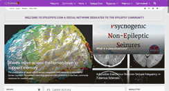 Desktop Screenshot of epilepsyu.com